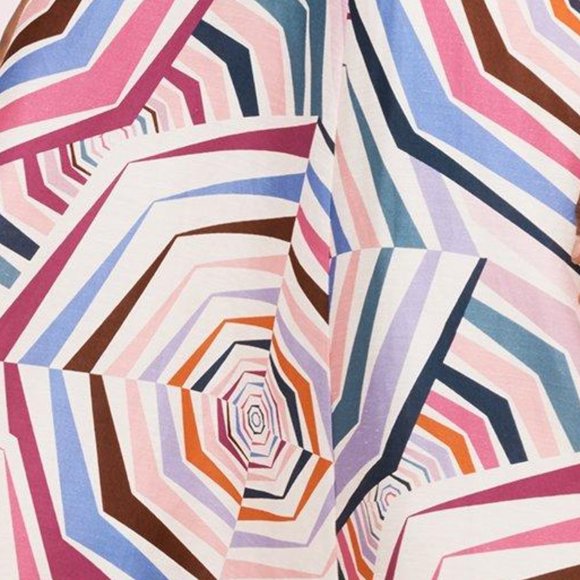 KATE SPADE geobrella print linen & silk sundress - Picture 6 of 6